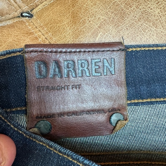 JBrand jeans, straight cut and size 40.  Perfectly broken in. - Picture 3 of 6